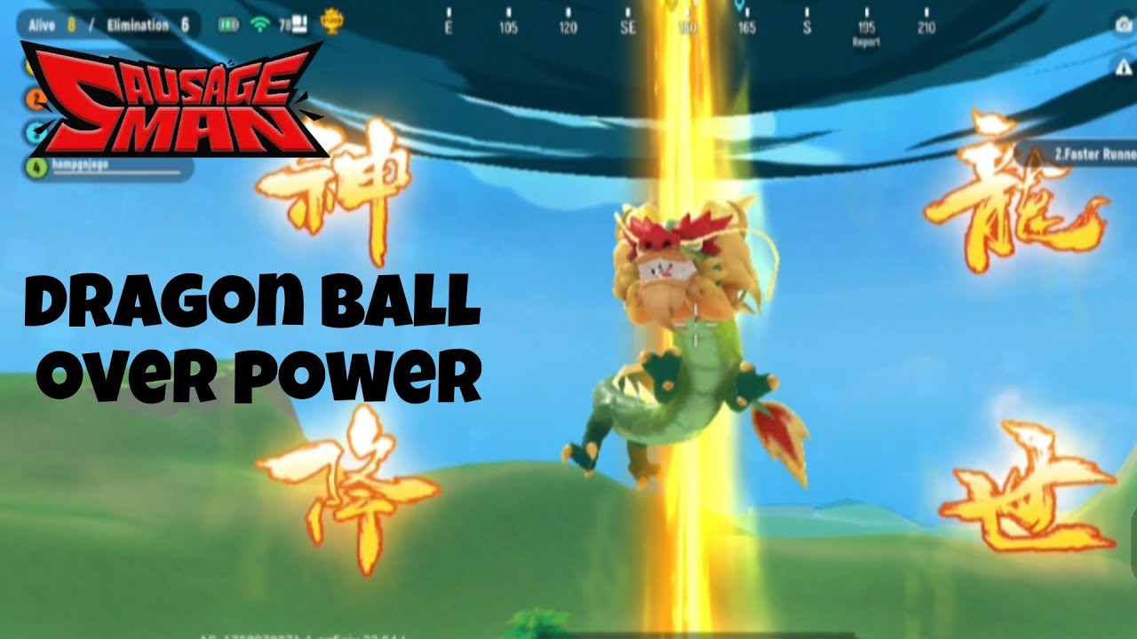 I got the dragon ball, and I'm having trouble controlling its overwhelming power (sausageman) 