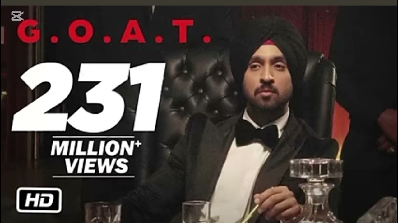 G.O.A.T 250 Million view by Diljeet Dosahon Song Trending song #trendingson