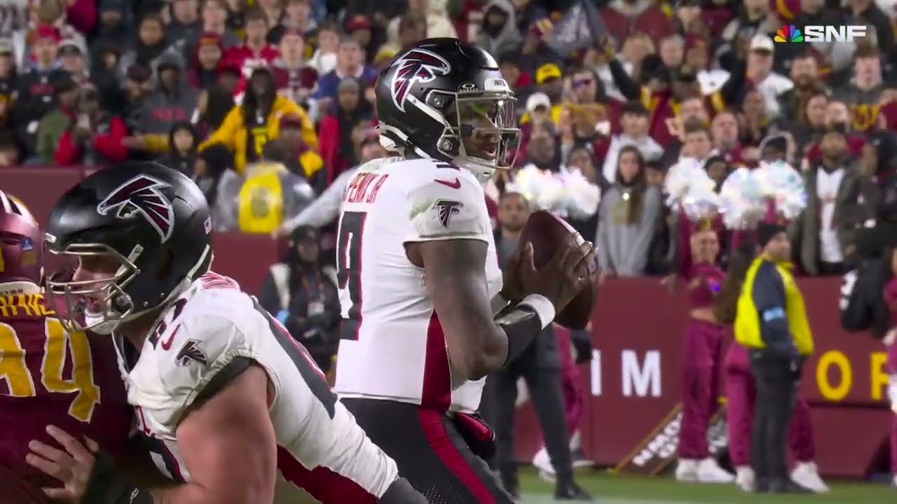 Michael Penix Jr. CLUTCH Touchdown to Kyle Pitts on 4th down