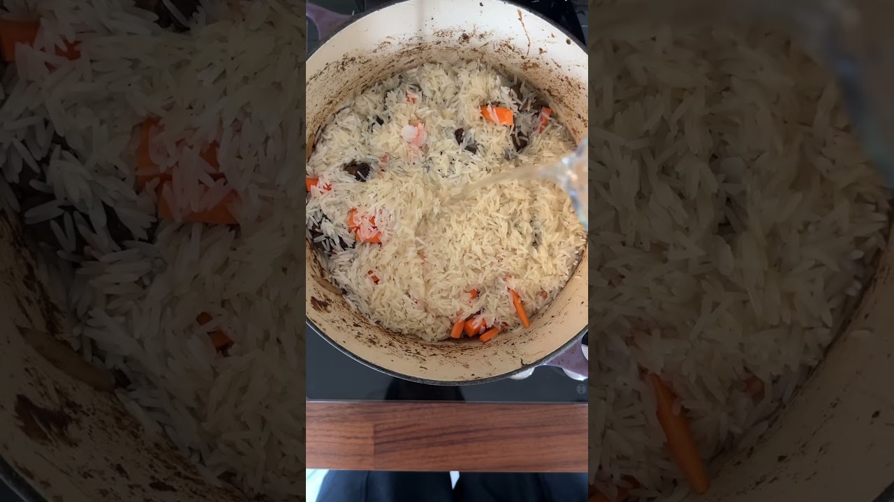 Bariis Isku Karis/Rice & Lamb #recipe
