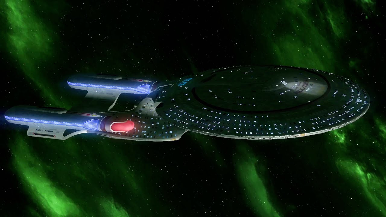 Star Trek Bridge Commander Remastered RGB Galaxy + Intrepid Vs Dominion Fleet + Galor