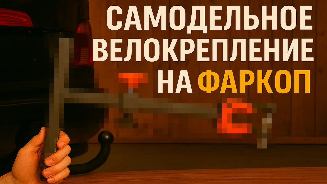 СДЕЛАЛ ВЕЛОКРЕПЛЕНИЕ НА ФАРКОП