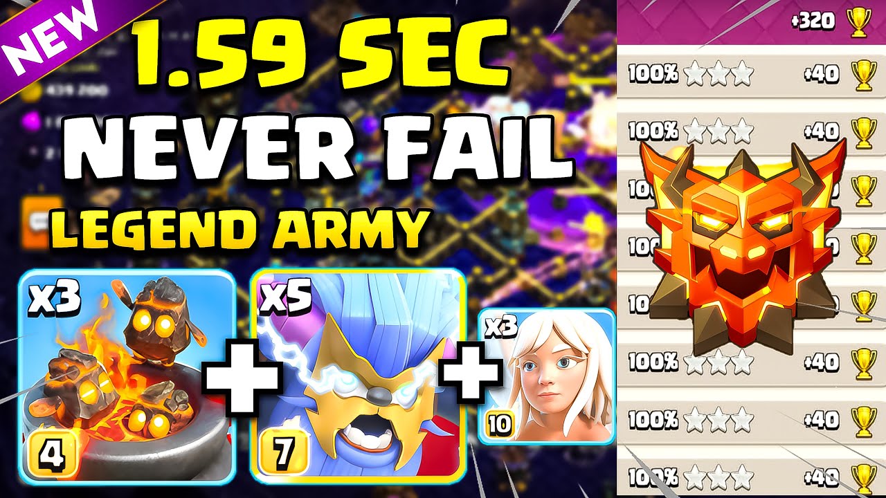 BEST RANK BATTLE Attack Strategy - TH17 Super Yeti + Furnace Attack (Town Hall 17) CoC