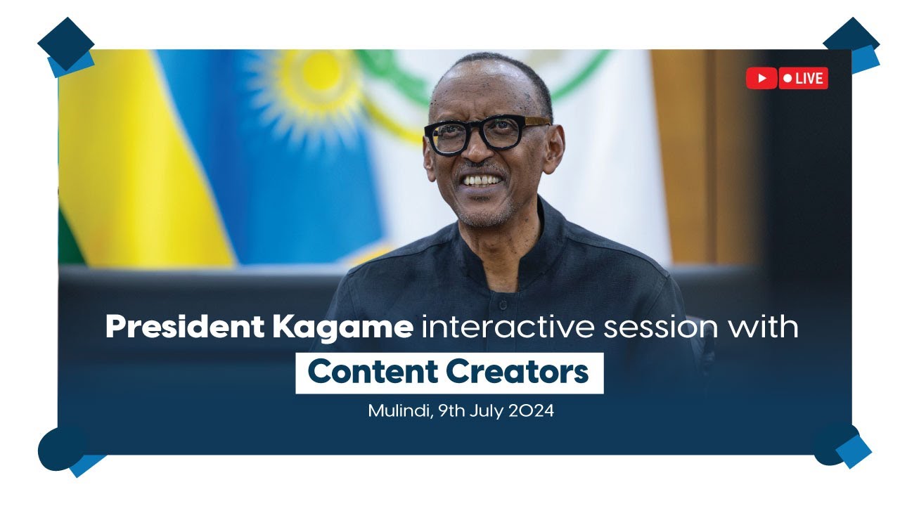 Kurikira Ikiganiro Perezida Kagame agirana n'abakoresha imbuga nkoranyambaga |  Mulindi