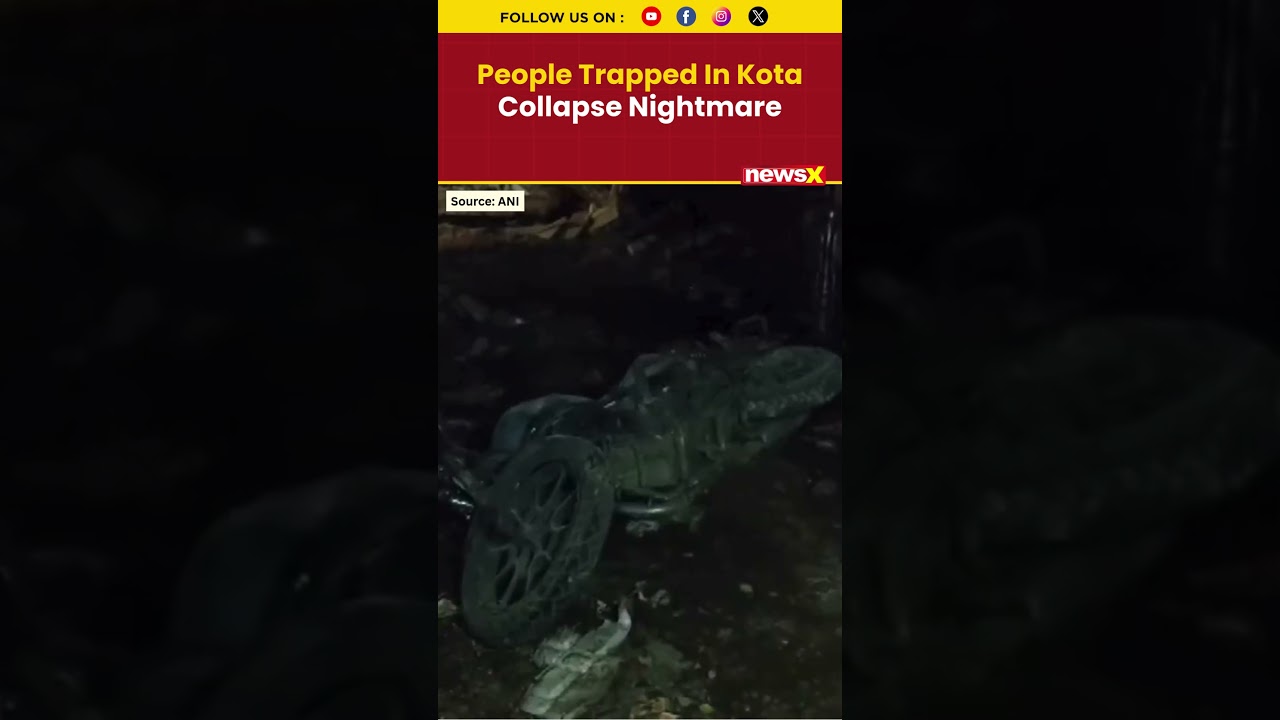 Building Collapses in Kota, Rajasthan, Residents Feared Trapped Inside #viralnews #watch