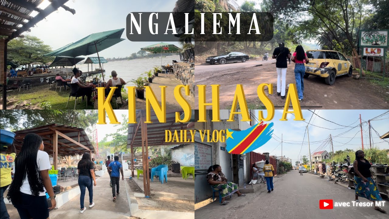 Un tour à Kinshasa 🇨🇩 dans la commune de NGALIEMA,  Vlog partie 2