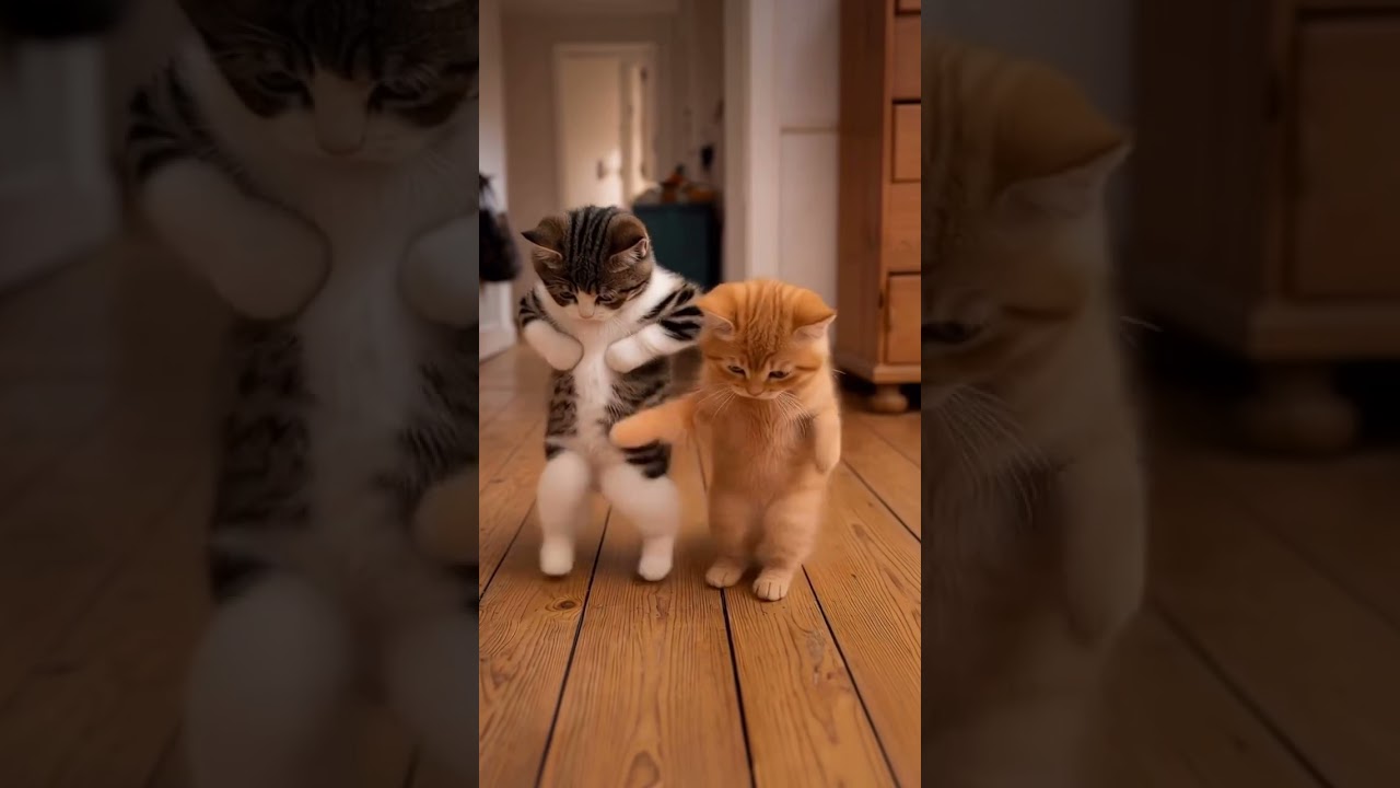 the.meow.moves When the beat drops and even the kittens start dancingI was NOT ready for this.#Cat