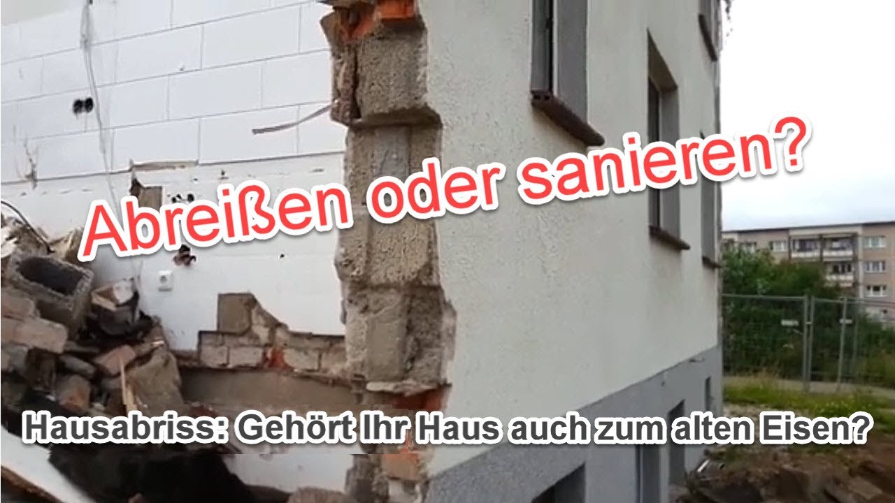 Nr. 029 Bonus-Video | Thema: Hausabriss | Gehört Ihr Haus zum alten Eisen? | Abreißen oder sanieren?