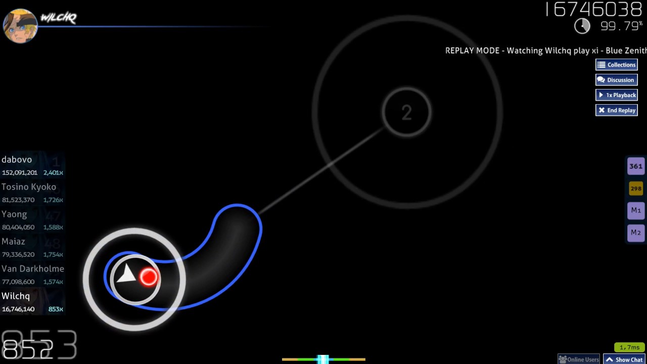 Wilchq | xi - Blue Zenith [FOUR DIMENSIONS] 99.46% FC 538pp