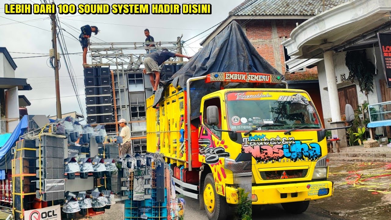 Daftar hadir sound system karnaval akbar bahrul ulum ngantang, lebih dari 100 sound  hadir disini