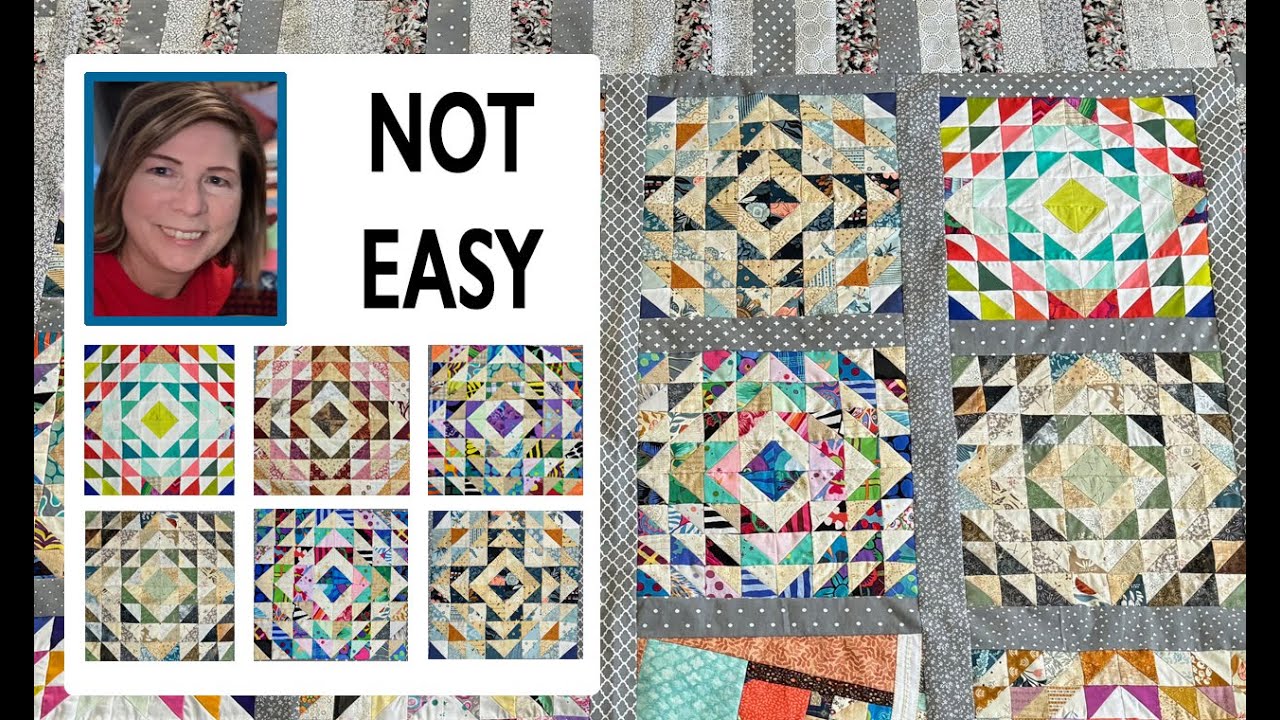 🧵 TINY HST QUILT 🧵 640 HSTs ❓ | MINI CHARM PACKS (2.5