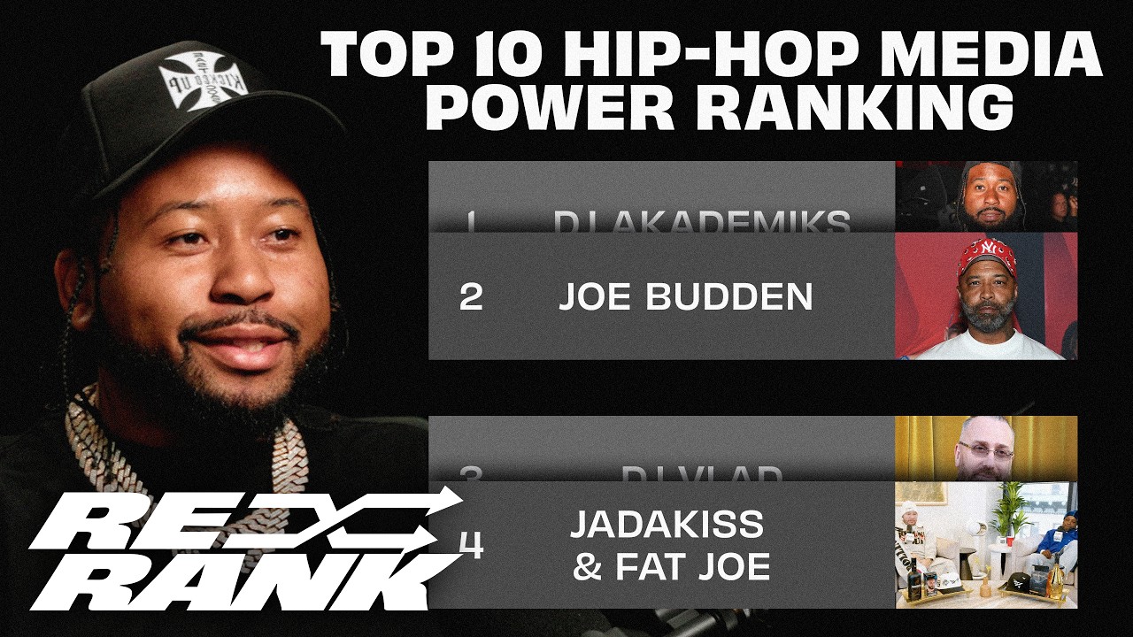 DJ Akademiks составил рейтинг 10 самых влиятельных фигур в хип-хоп-медиа на данный момент | RE-RANK
