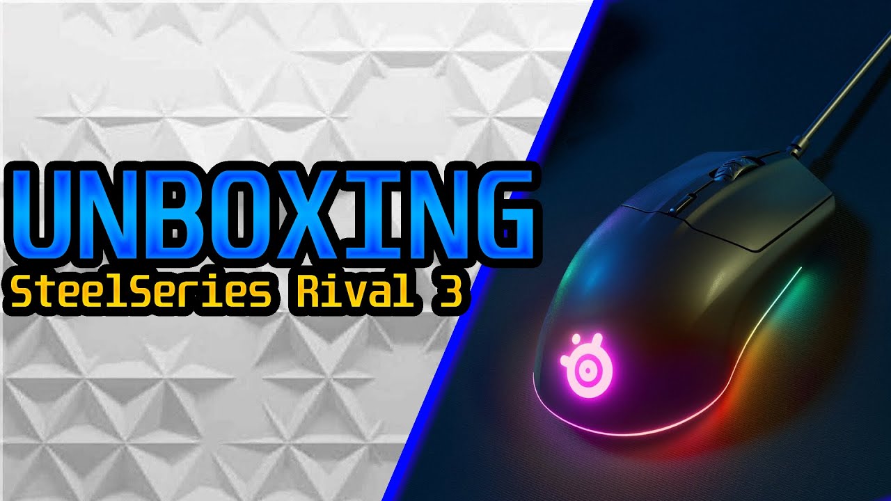 Dobra myszka ze średniej półki SteelSeries Rival 3 | UNBOXING