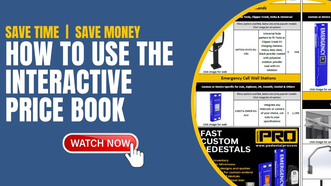 How To Use The Interactive Price Book & Catalog