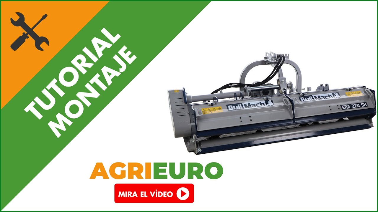 Montaje: BullMach Era 220 SH - Trituradora para tractor - Pesada - Desplazamiento hidráulico