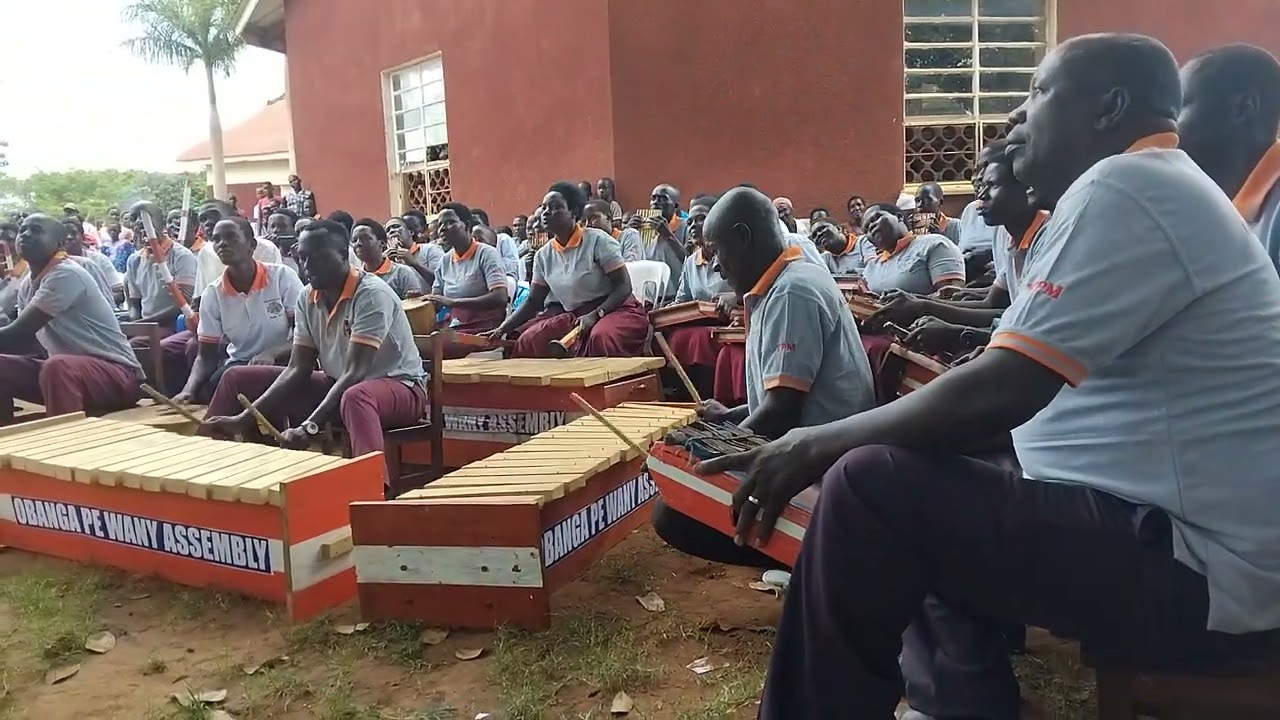 Youths of Obanga Pe Wany Assembly with a powerful presentation