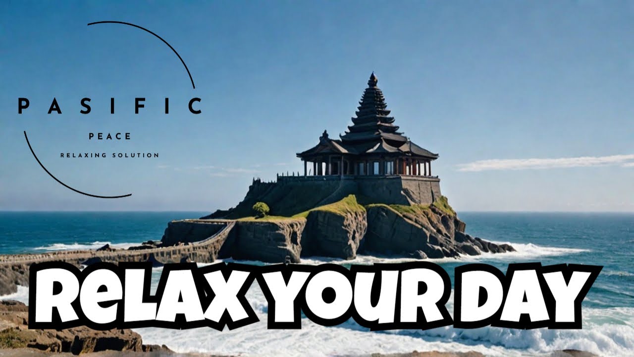 Shakuhachi Flute for Deep Sleep : 12 Hours of Peaceful Pacific Ocean Waves for Stress Relief 🌊😴