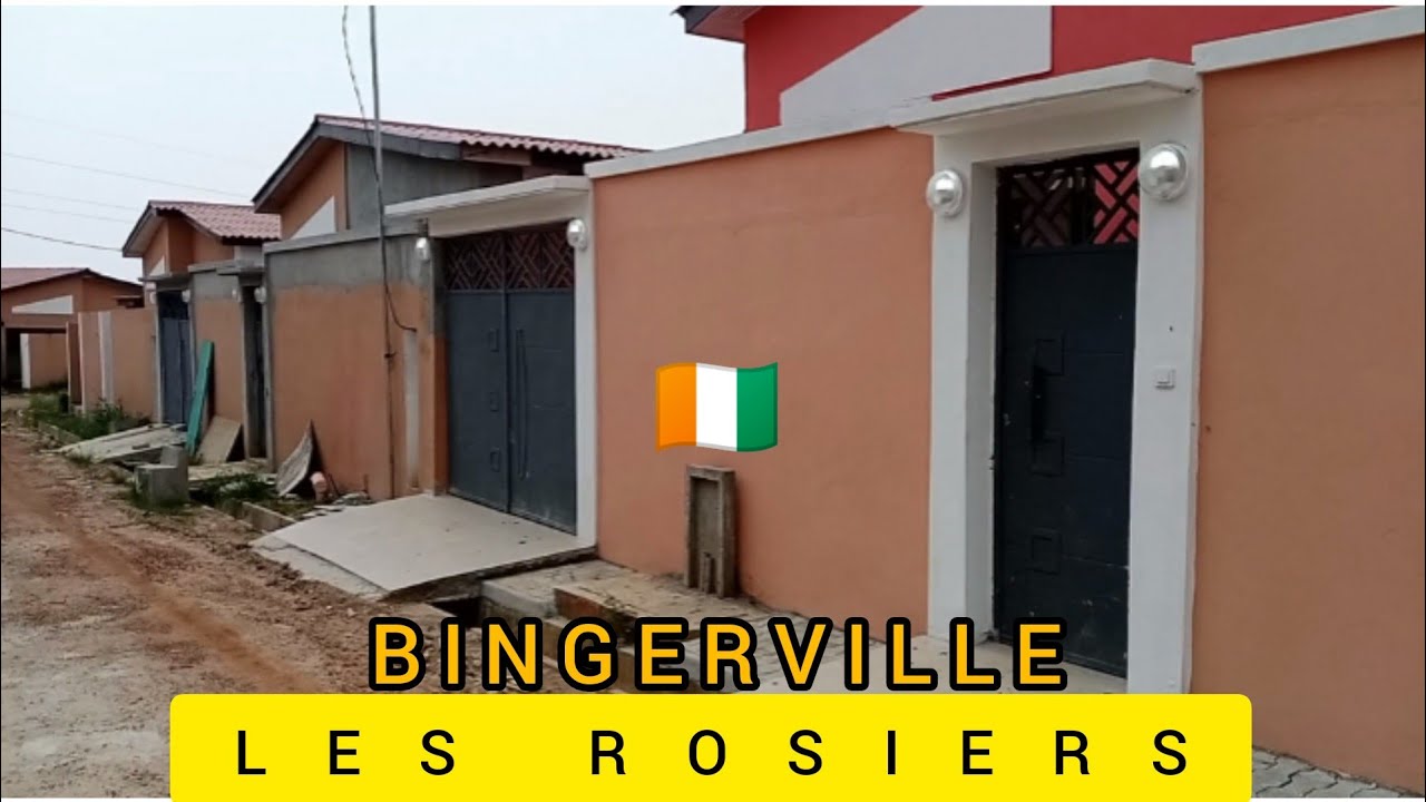 La Nouvelle Cité Les Rosiers De Bingerville Est En Pleine Construction