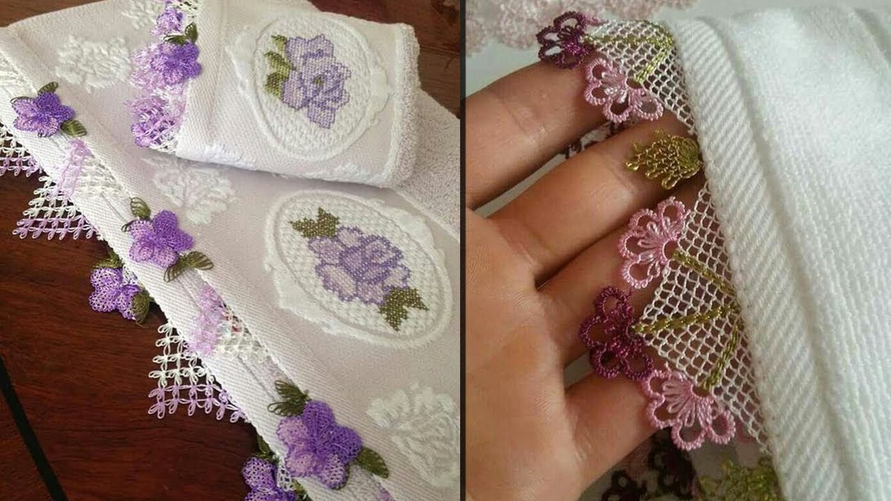 YENİ HAVLU KENARI MODELLERİ #04 - Çeyizlik İğne Oyası Havlu Kenarı