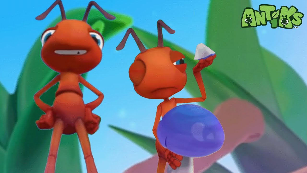 😄🐜Mystery Mix | ANTIKS | Moonbug Kids Dinosaur Animal Show!