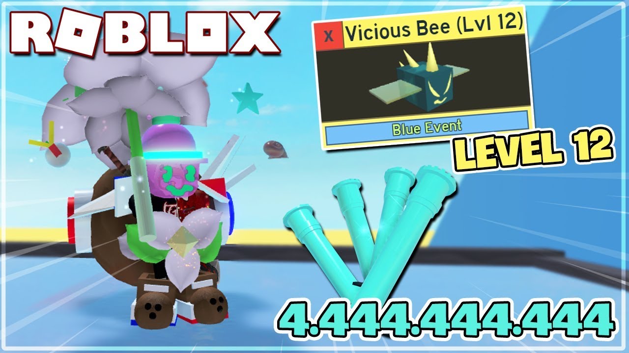 MÌNH MUA VÒI NƯỚC 4 TỶ VÀ NÂNG CẤP VICIOUS BEE LÊN CẤP 12 TRONG BEE SWARM SIMULATOR (Roblox)