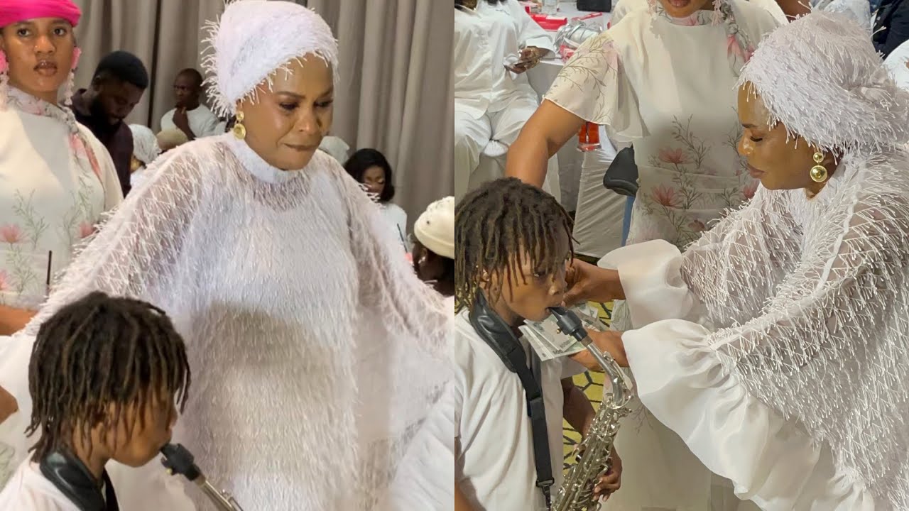 CAN’NT BELIEVE WHAT THIS 12 YEARS OLD BOY DID TO FATHIA BALOGUN ON HER BIRTHDAY PARTY 