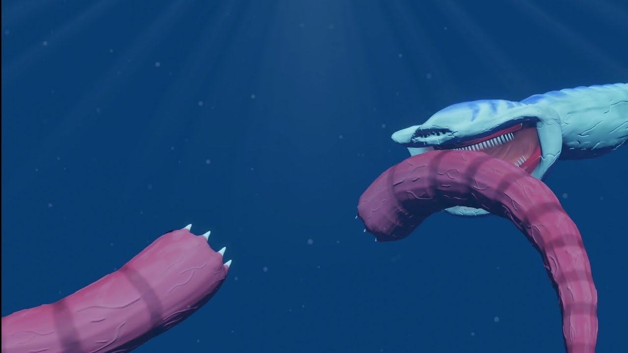 El gran maja vs worm, Mega worm