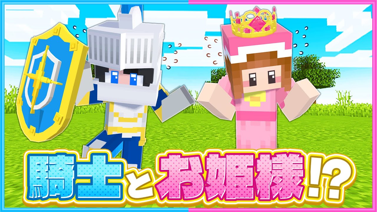 【 マイクラ 】お姫様と騎士になってしまった結果…！？👑🛡