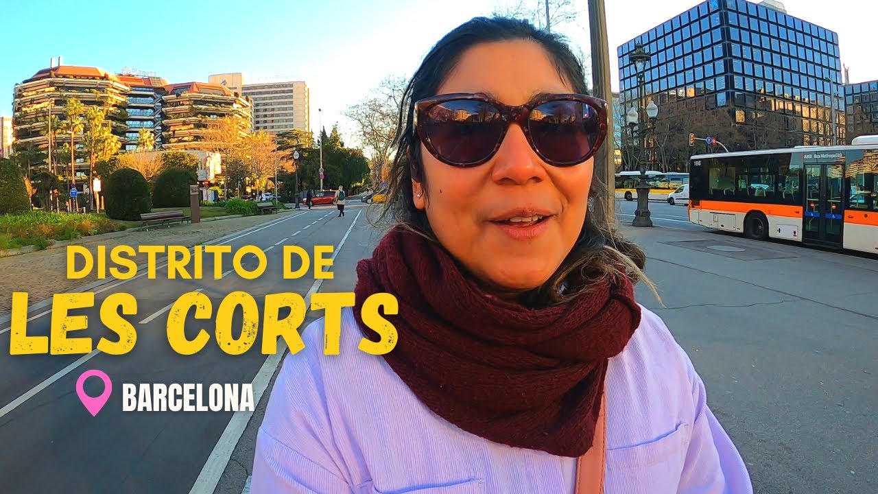 VAMOS AL BARRIO MÁS CARO DE BCN💪 | Distrito de Les Corts ☀️