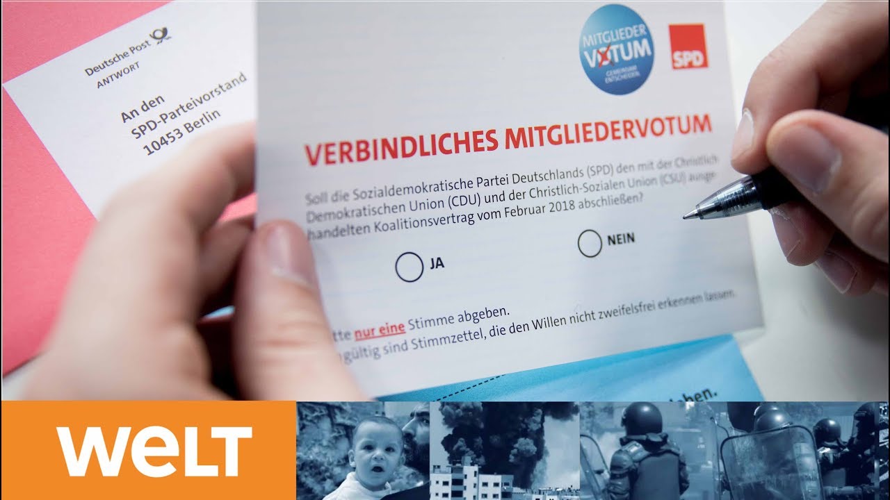 Merkels Zukunft in Händen der SPD: Heute werden Stimmen des GroKo-Mitgliedervotums ausgezählt