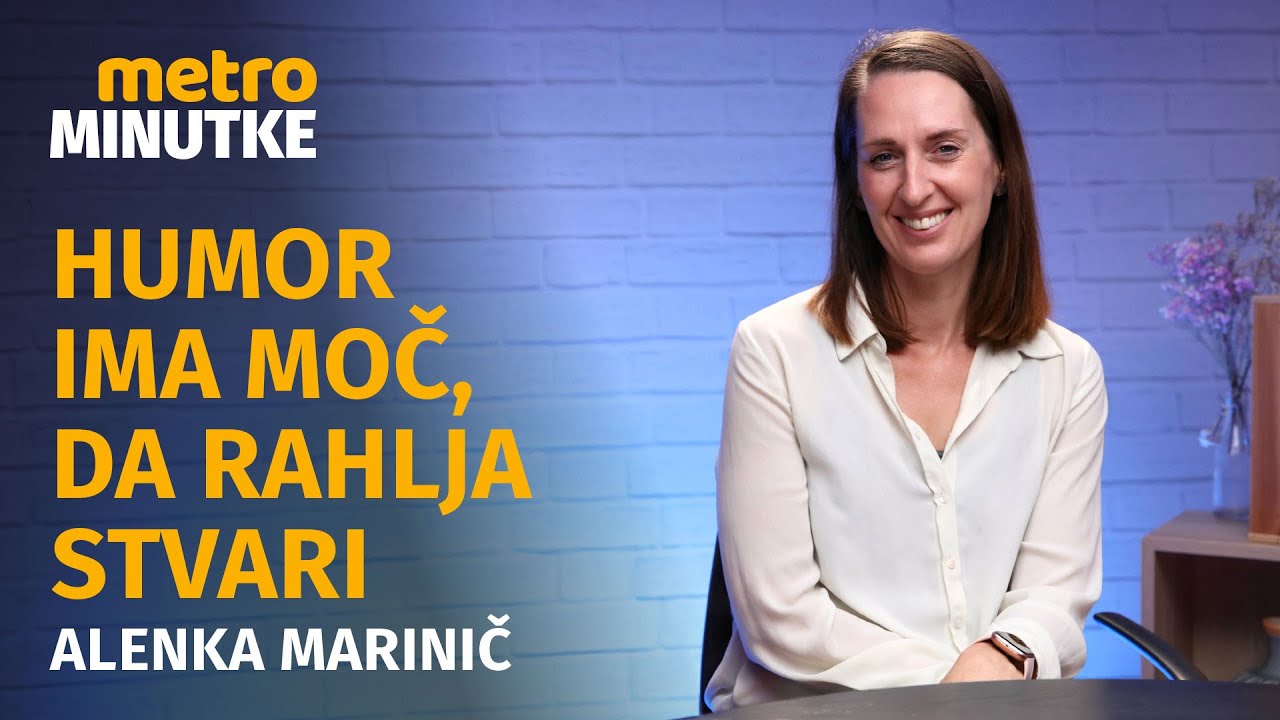 Alenka Marinič: Humor ima zelo pomembno vlogo, da rahlja stvari