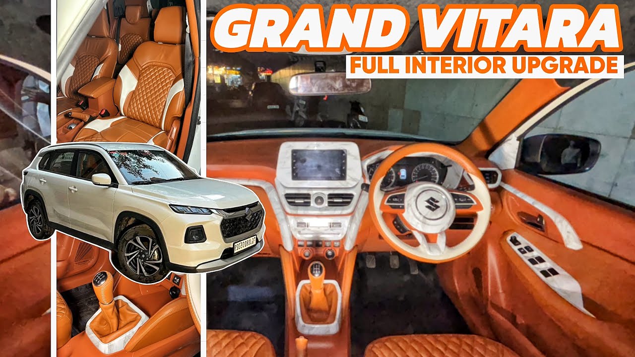 ऐसी GRAND VITARA कहीं नहीं देखी होगी 😱 LUXURY INTERIOR UPGRADE 😍 GRAND VITARA MODIFICATION 💥