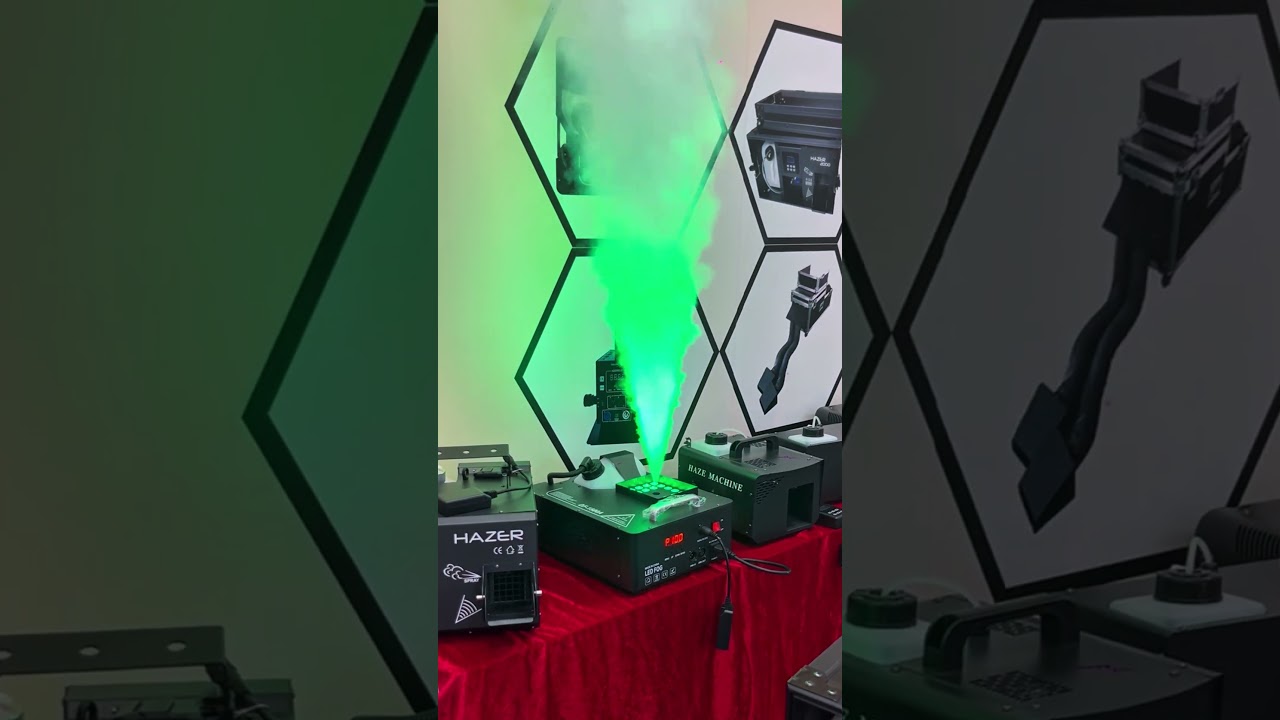 Vertical 1500W 24&times;3W LED Fog Machine &ndash; Powerful Smoke & Stunning Light Effects!