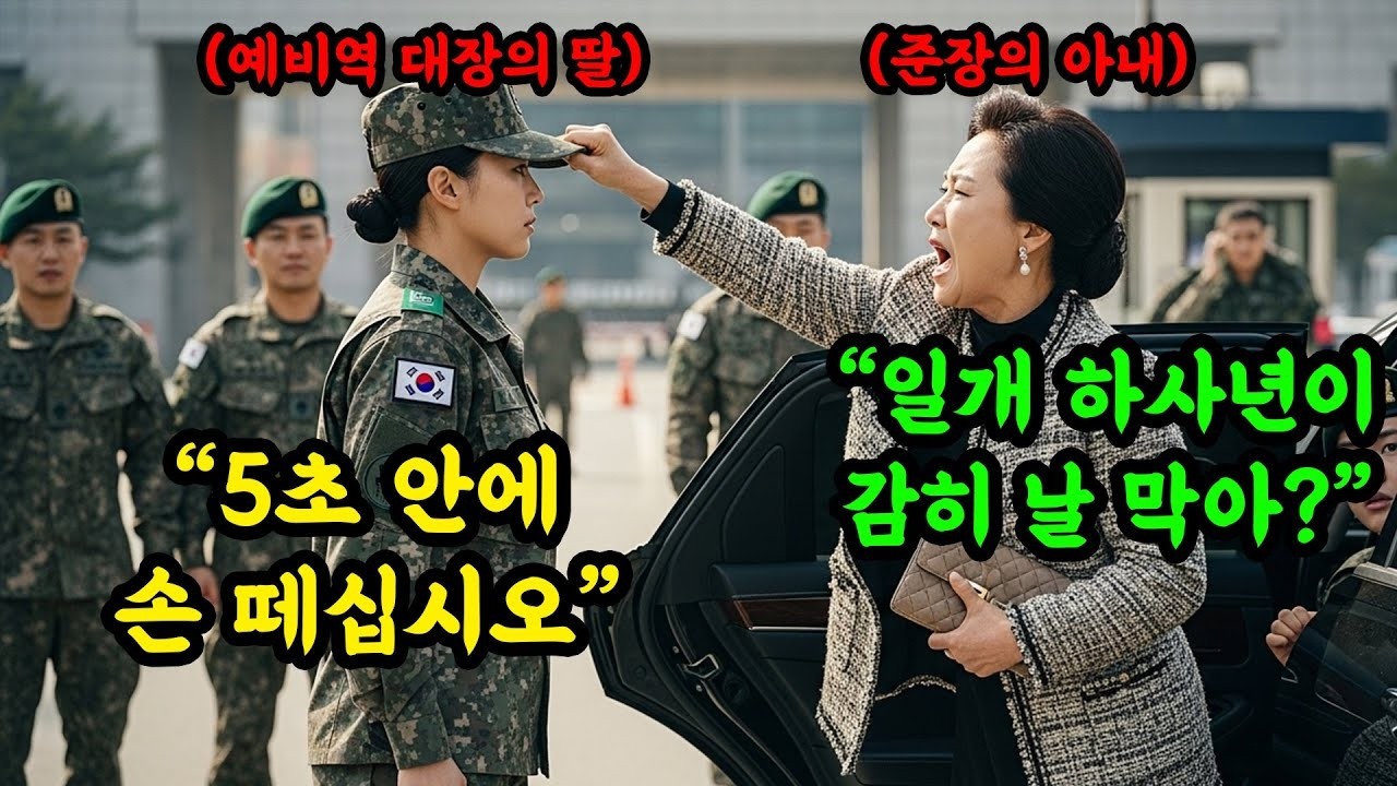 내가 누군지 알고  오만한 준장 부인의 손에 내던져진 여군의 군모, 다음날 남편의 직위가 해체되었습니다 #오디오북