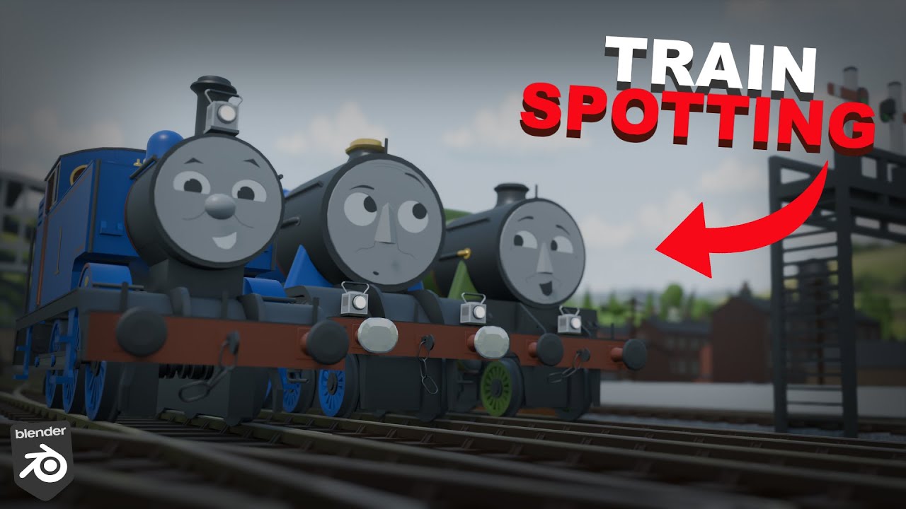 What SODOR ENGINE Can YOU See!?  -  Blender Animtion