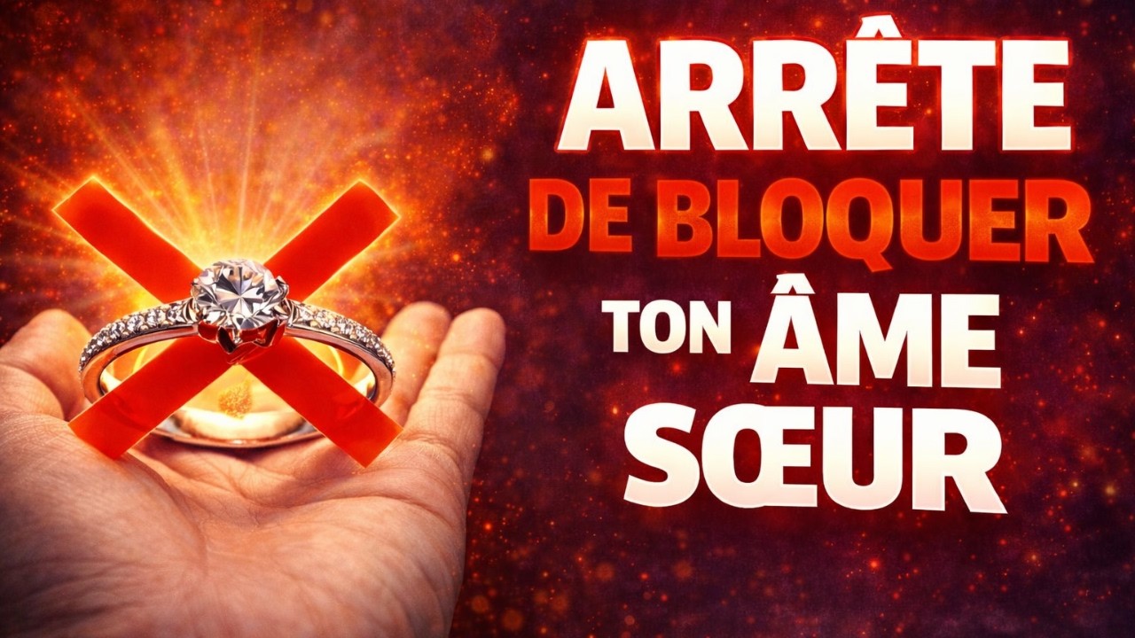 ALLAH te dit d’arrêter : tu bloques ton âme sœur sans le savoir