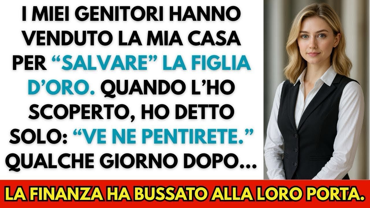 I miei genitori hanno venduto di nascosto casa mia per pagare i debiti di mio fratello