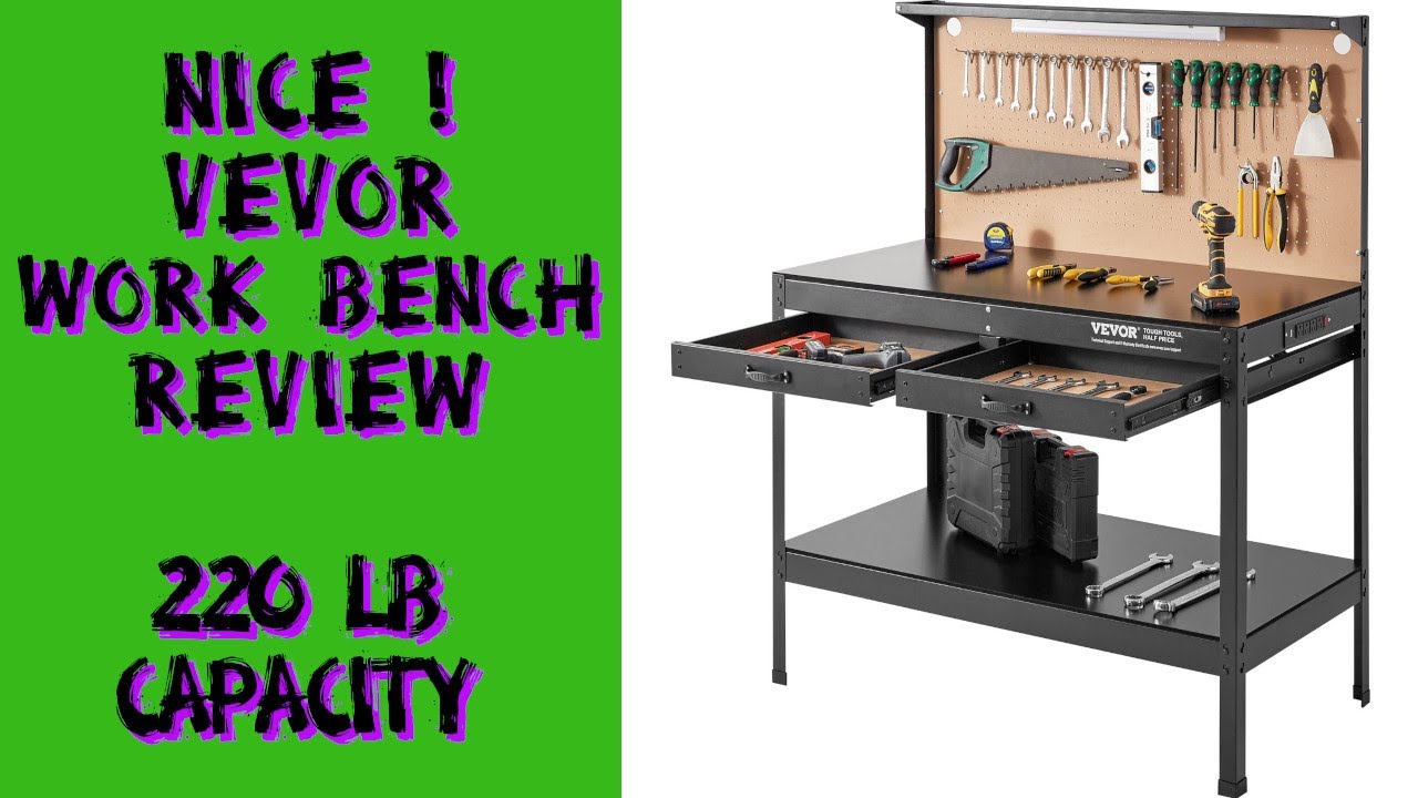Nice! VEVOR 220 LB capacity workbench review  - 081