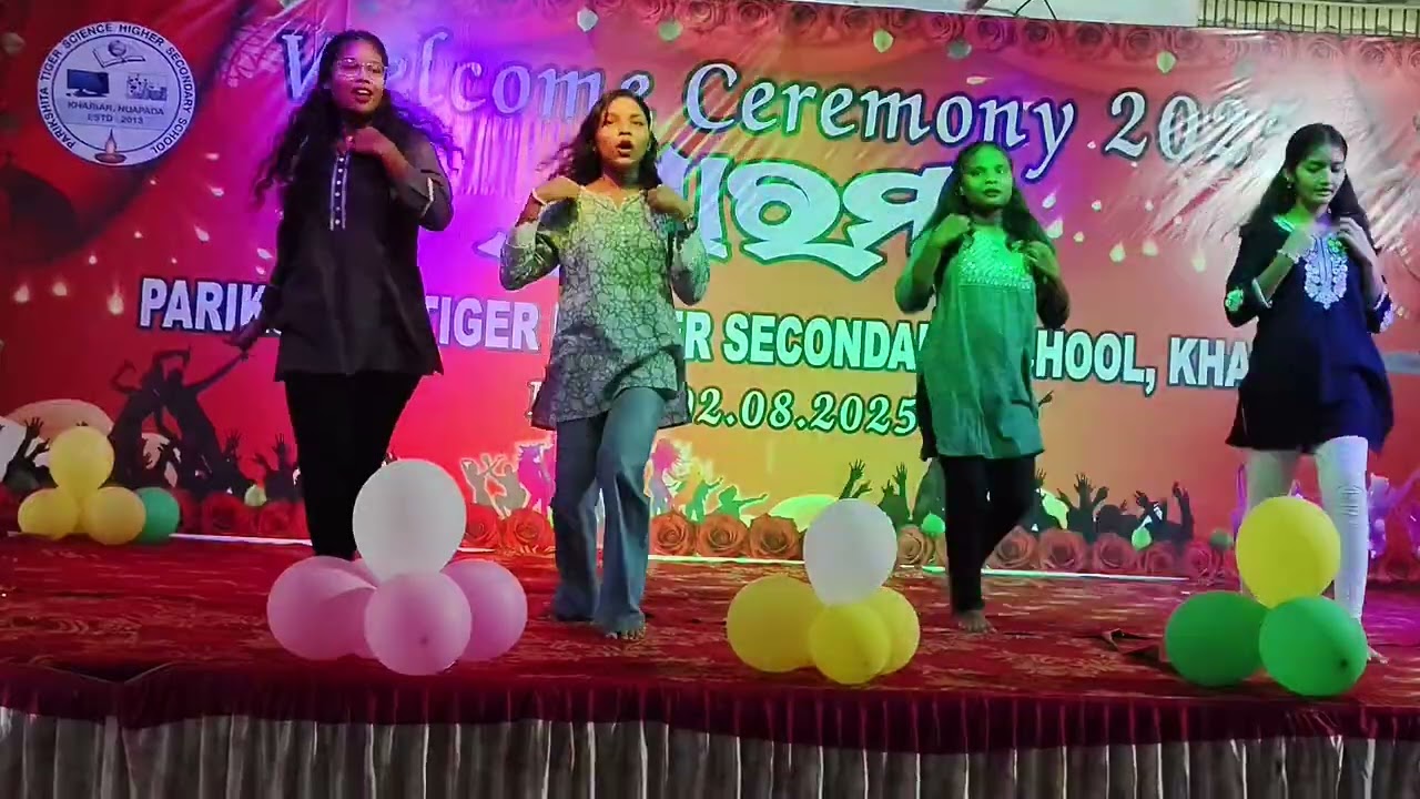 Super performance of freshers/PTSHSS/tiger college Welcome Function 