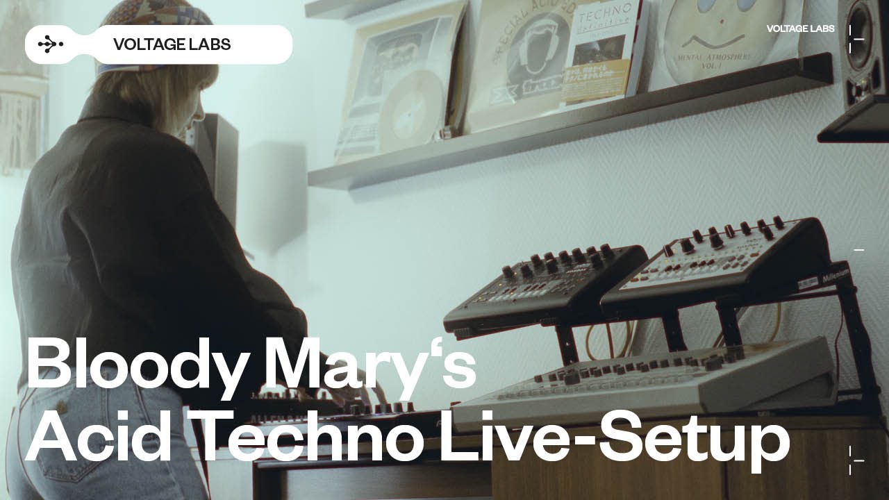 Bloody Mary walks us through her Live Acid Techno Setup | Voltage Labs