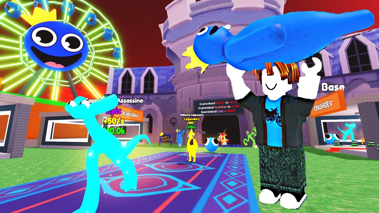 EU CRIEI um ROUBE um RAINBOW FRIENDS! (ROUBE O BRAINROT)