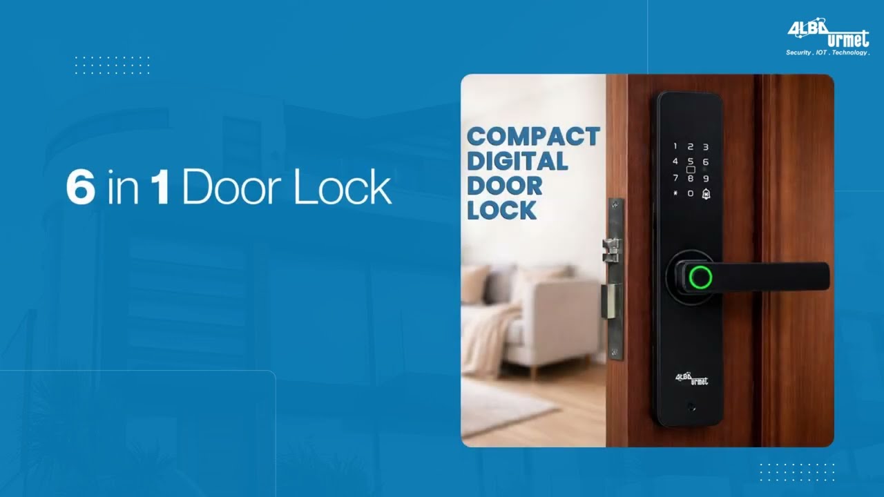 Compact Smart Digital Door Lock Model EL242FP: Standard Installation & Configuration Guide