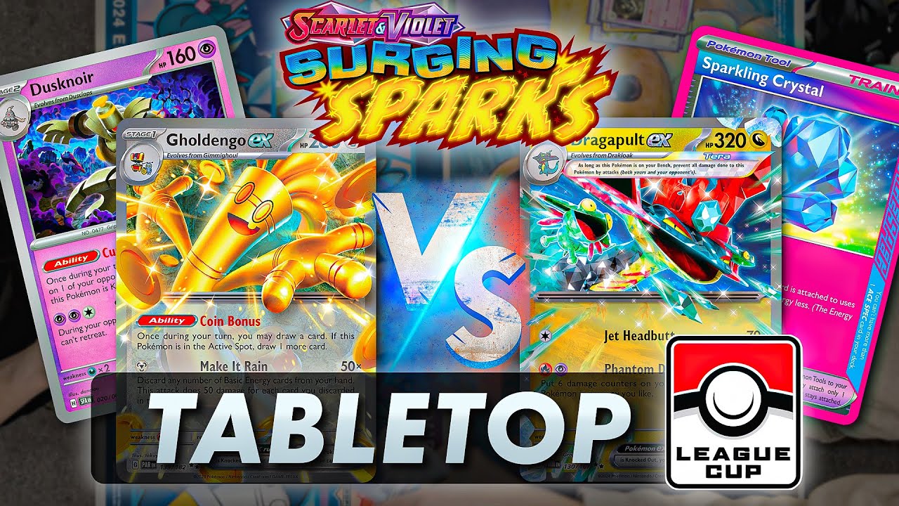 Gholdengo ex vs Dragapult ex (Top 4) | SURGING SPARKS | League Cup | Tabletop