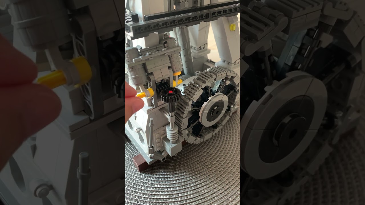 Titanic&rsquo;s engine: crankshaft turning engine #titanic