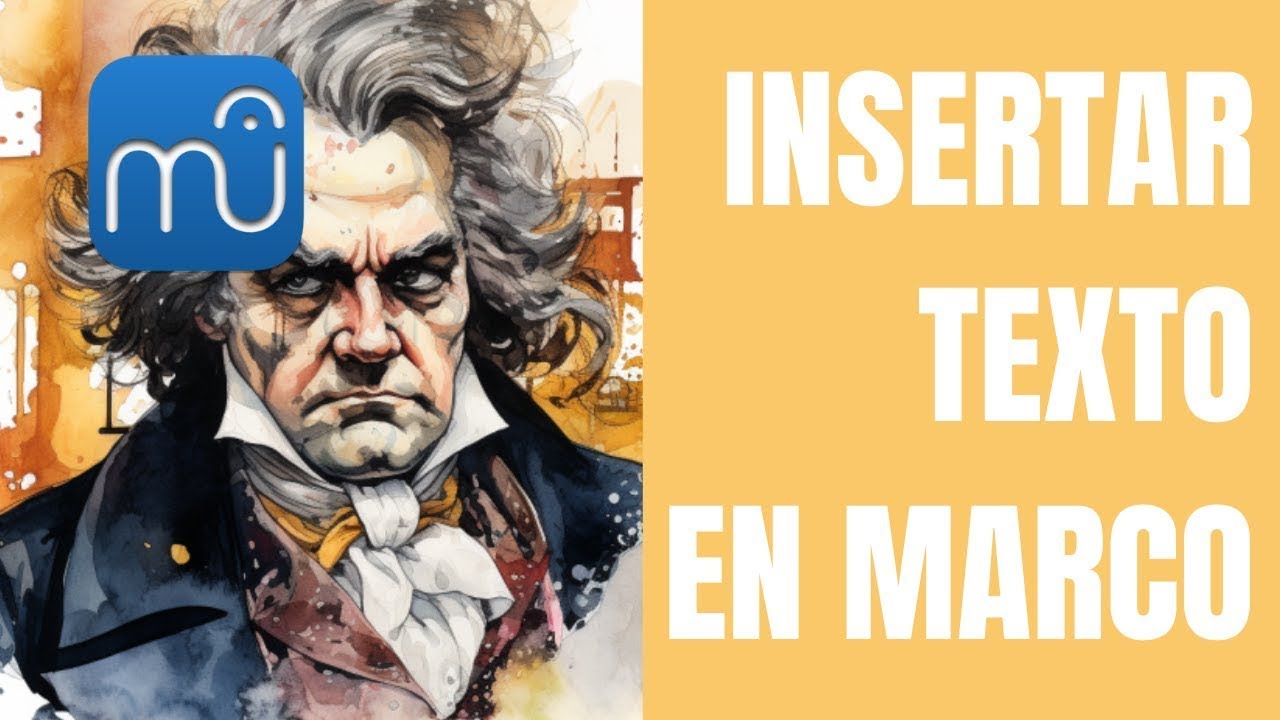 LETRAS en MARCOS Debajo de PARTITURAS Musescore 4