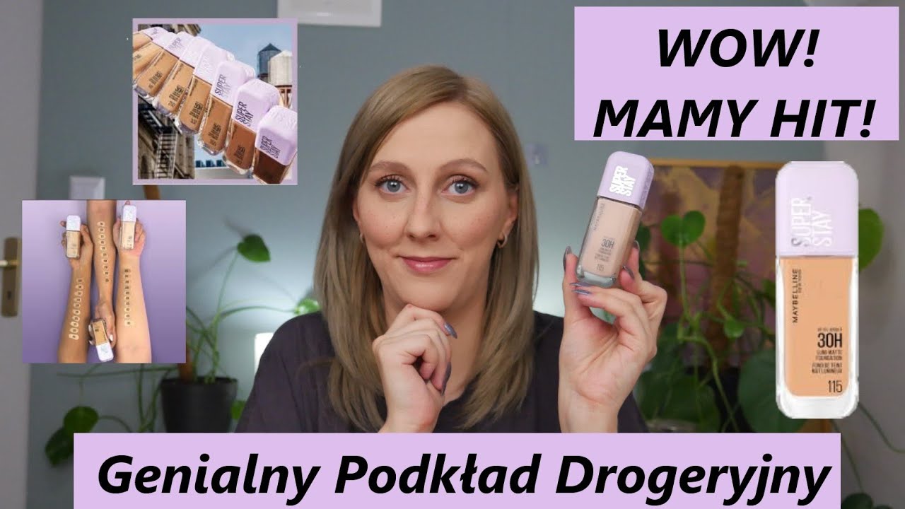 NOWOŚĆ🤩TEST PODKŁADU MAYBELLINE SUPER STAY LUMI MATTE | MAMY DROGERYJNY HIT!🔥 ŚWIETNY KOREAŃSKI RÓŻ