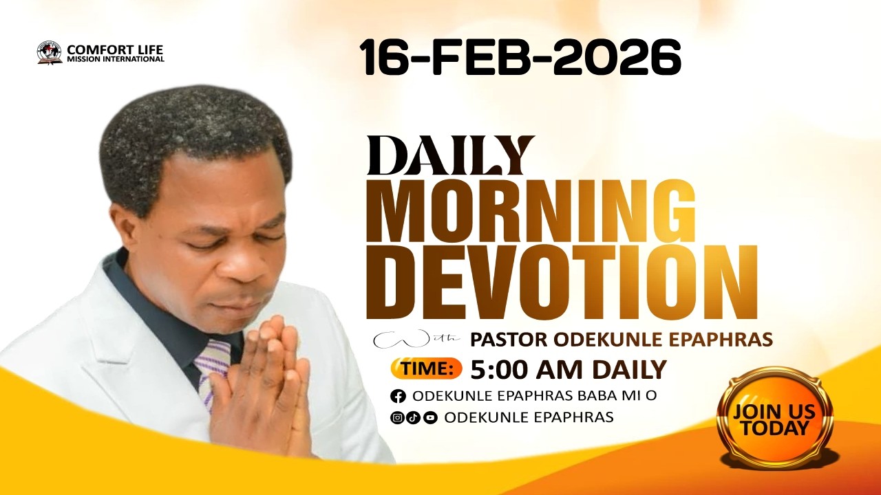 ONLINE RADIO BROADCAST WITH PASTOR ODEKUNLE EPAPHRAS _16-FEB-2026_