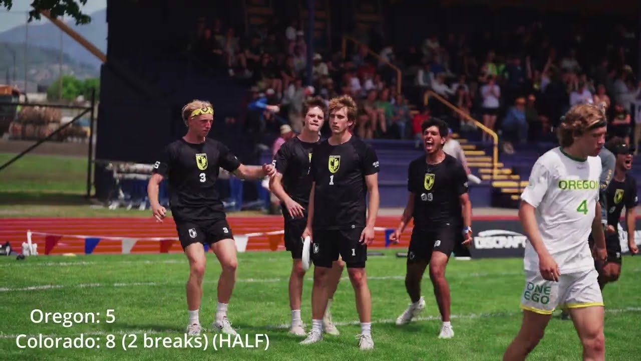 Oregon vs Colorado | 2025 USAU College Nationals Semifinals