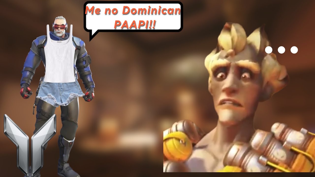 When You Put A One trick Junkrat with a Dominican Solider