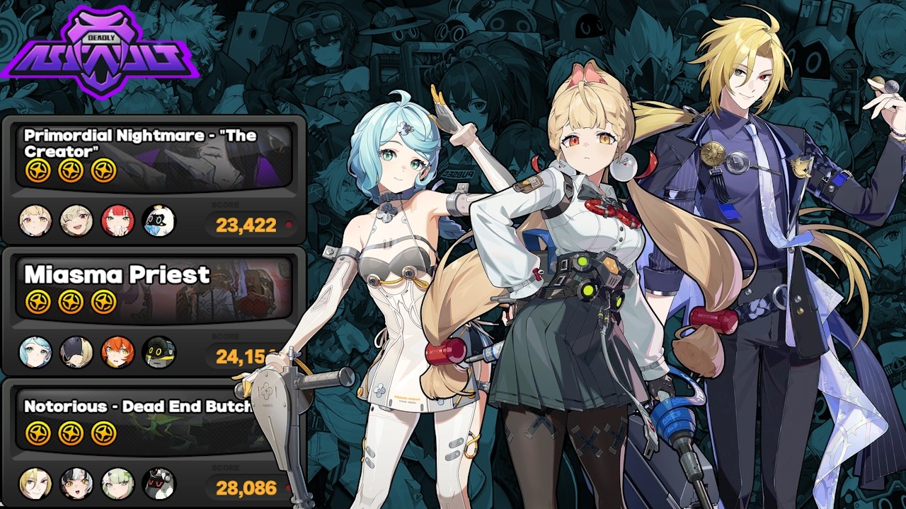 Alice/Burnice | Flora and Obol Squad | Hugo and the Girlies? | New Deadly Assault Full Cear! ZZZ 2.6